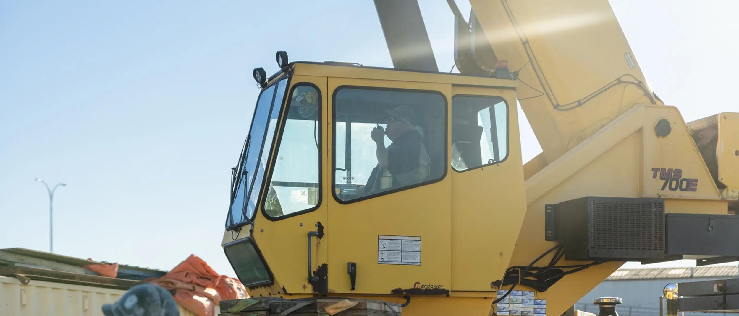 Hydraulic and Folding Boom Crane Services British Columbia | Can Ridge Industries Ltd.